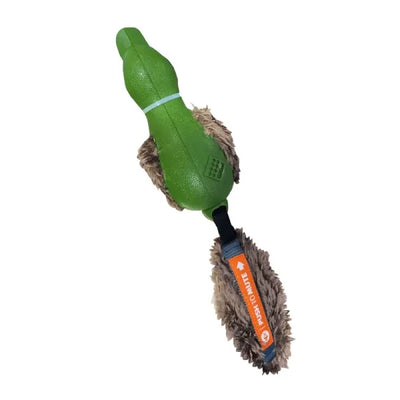 GiGwi Pato Verde Cola de Felpa