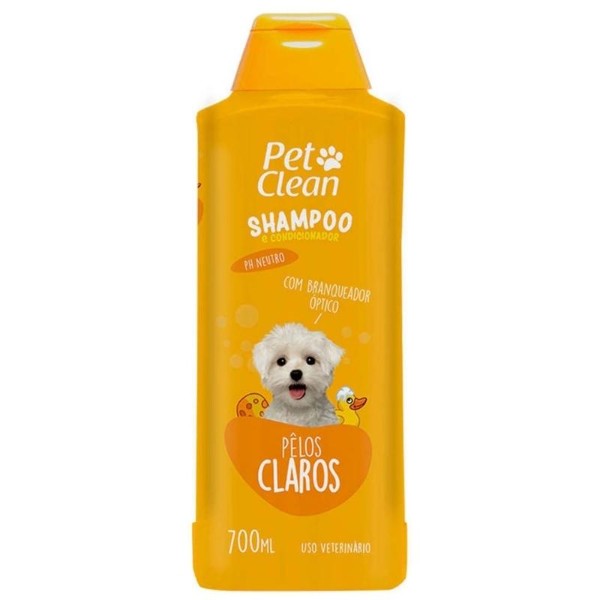 Pet Clean Shampoo Y Acondicionador Pelos Claros Perros 700ml