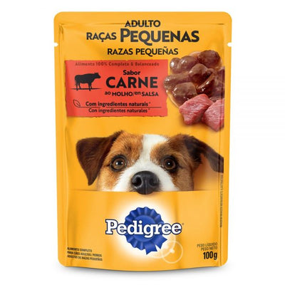 Pedigree Pouch Perros Pequeños Carne 100g
