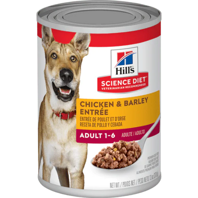 Hill's Science Diet Perros Adultos Chicken & Barley Entrée 370g