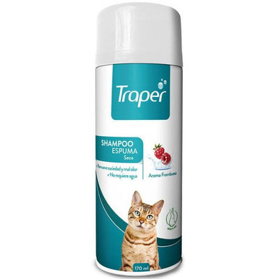 Traper Shampoo Espuma Seca Gatos 170 ml