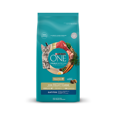 PURINA® ONE® Gatitos Pollo y Carne 2 Kg