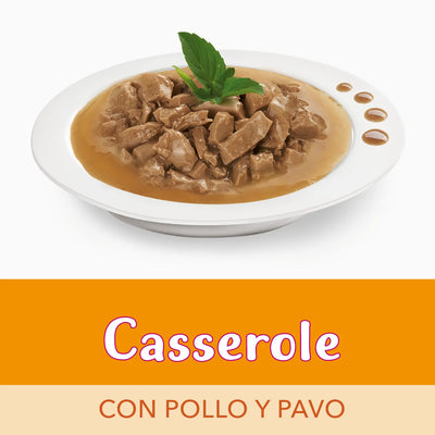 Fancy Feast Casserole con Pollo y Pavo Gatos 85g