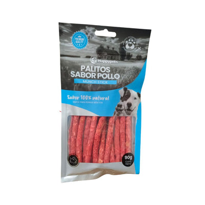 Happypets Snack Perros Palitos Sabor Pollo 90g