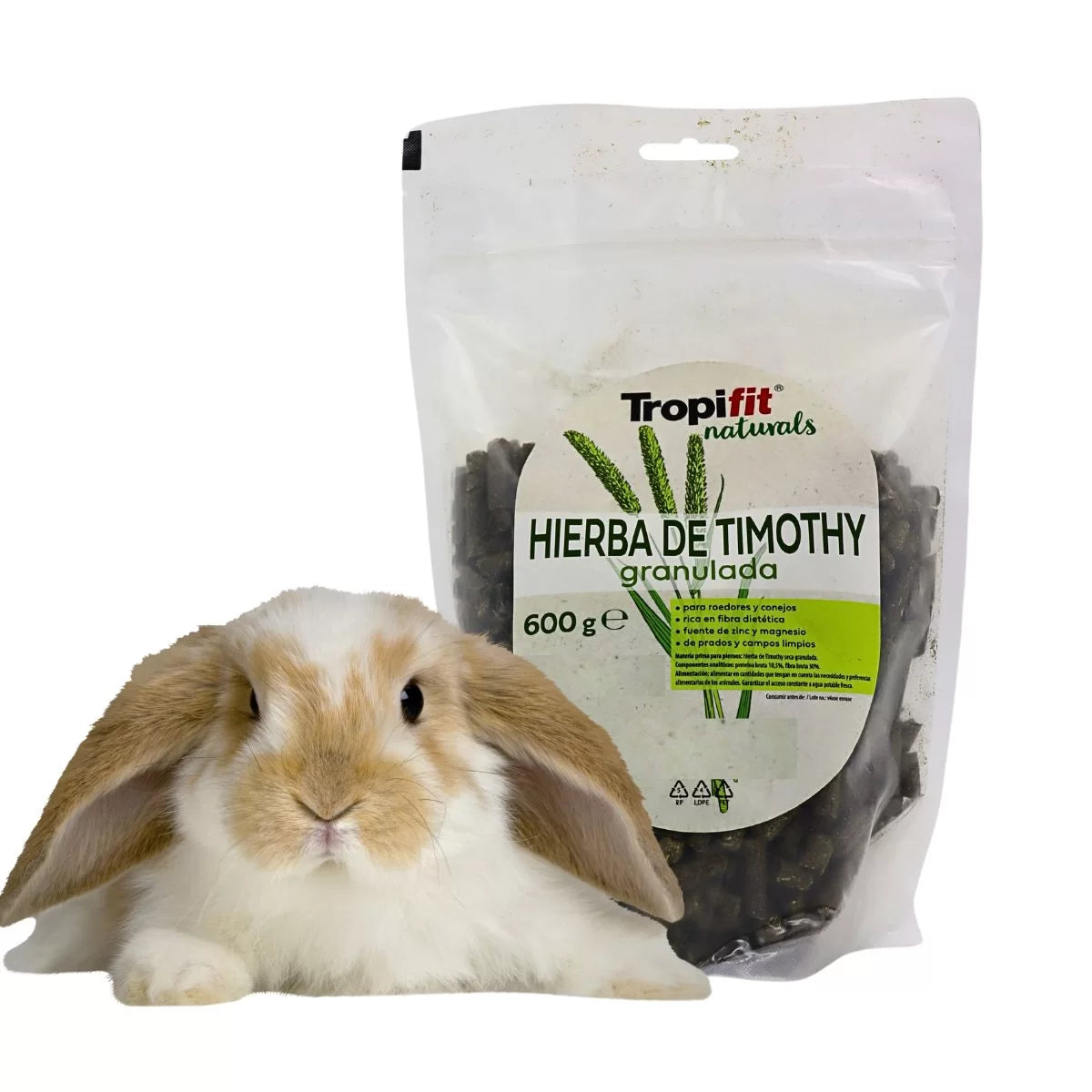 Tropifit Naturals Hierba de Timothy Granulada 600g