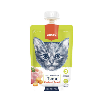 Wanpy Taste Meat Gato Tuna Chicken & Carrot 90g