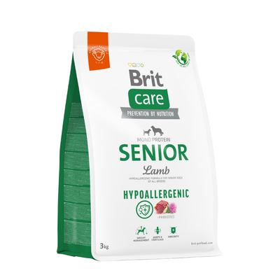 Brit care Perro Hipoalergénico Senior Lamb 3K