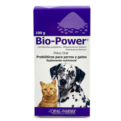Drag Pharma Bio-Power Polvo Oral Perros y Gatos 100g