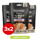 Pack 3x2 Naturalistic Perros fine Meatmix Lamb Spinach & Beef Apple 100g