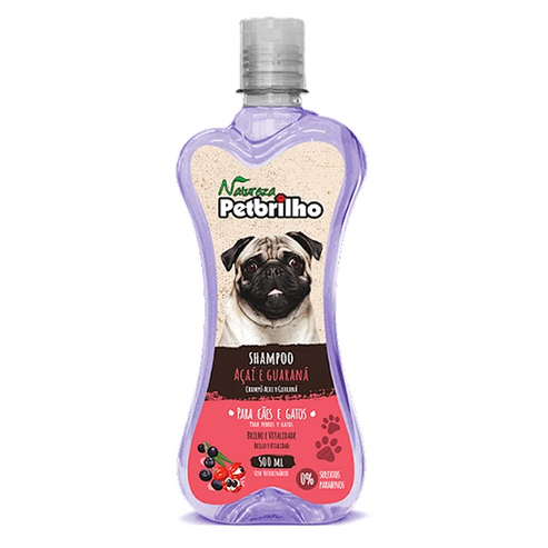 Shampoo Petbrilho 500ml Acai y Guaraná