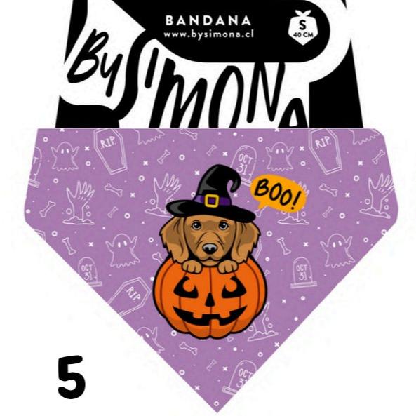 Bandana By Simona Perro con Calabaza