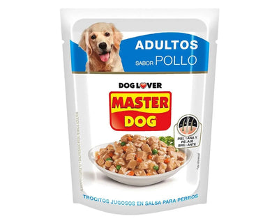 Master Dog Pouch Adultos Medianos Sabor Pollo 85g