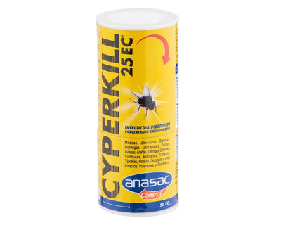 Insecticida plagas hogar 50 cc Cyperkill 25 EC