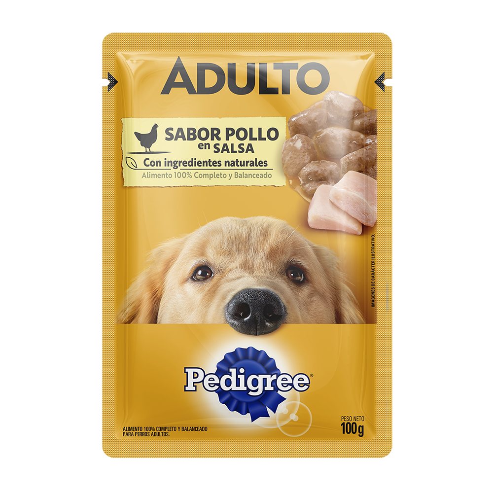 Pedigree Pouch Perro Adulto Sabor Pollo 100g