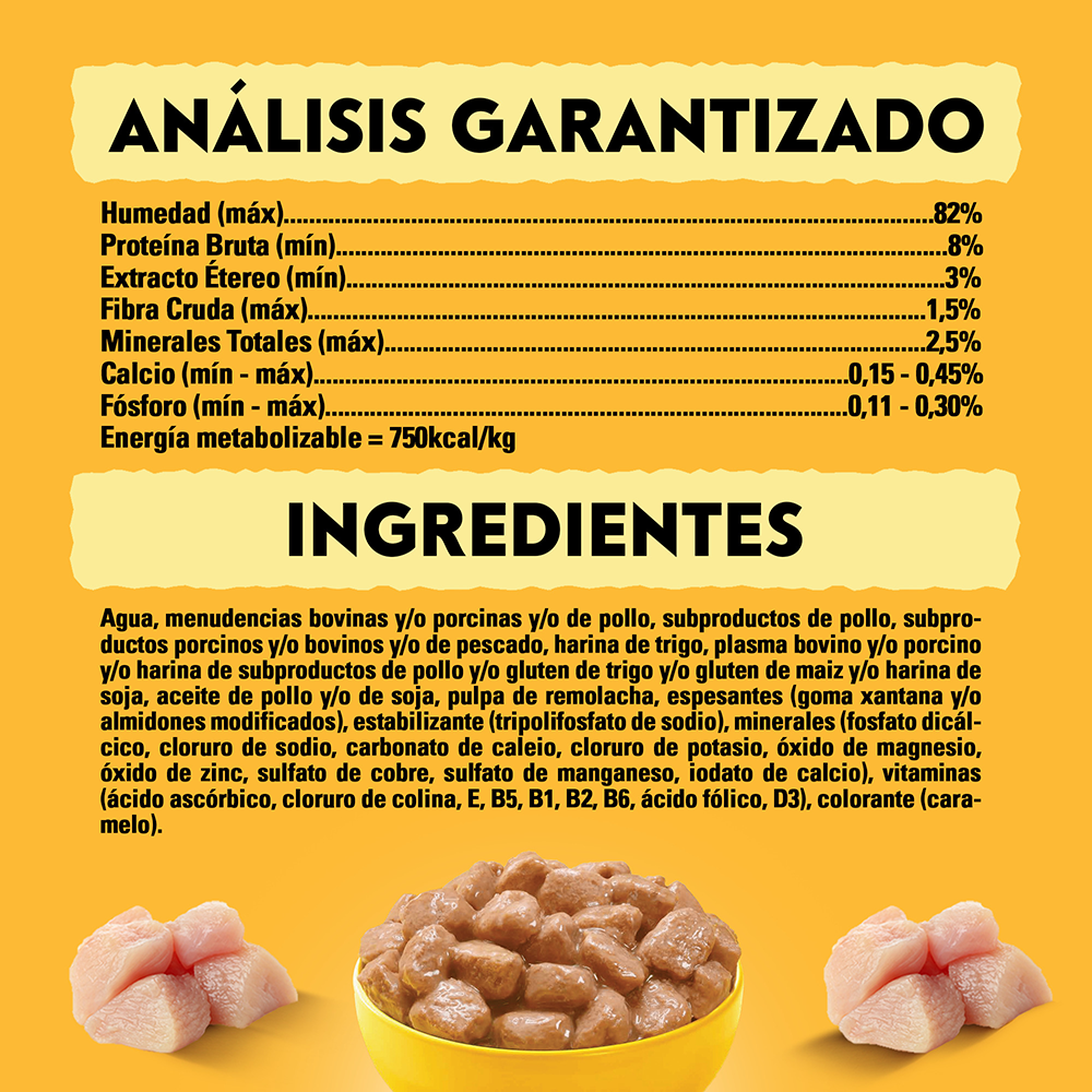Pedigree Pouch Perro Adulto Sabor Pollo 100g