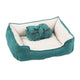 Pawise 3 en 1 Cama/Manta/Cojin Verde