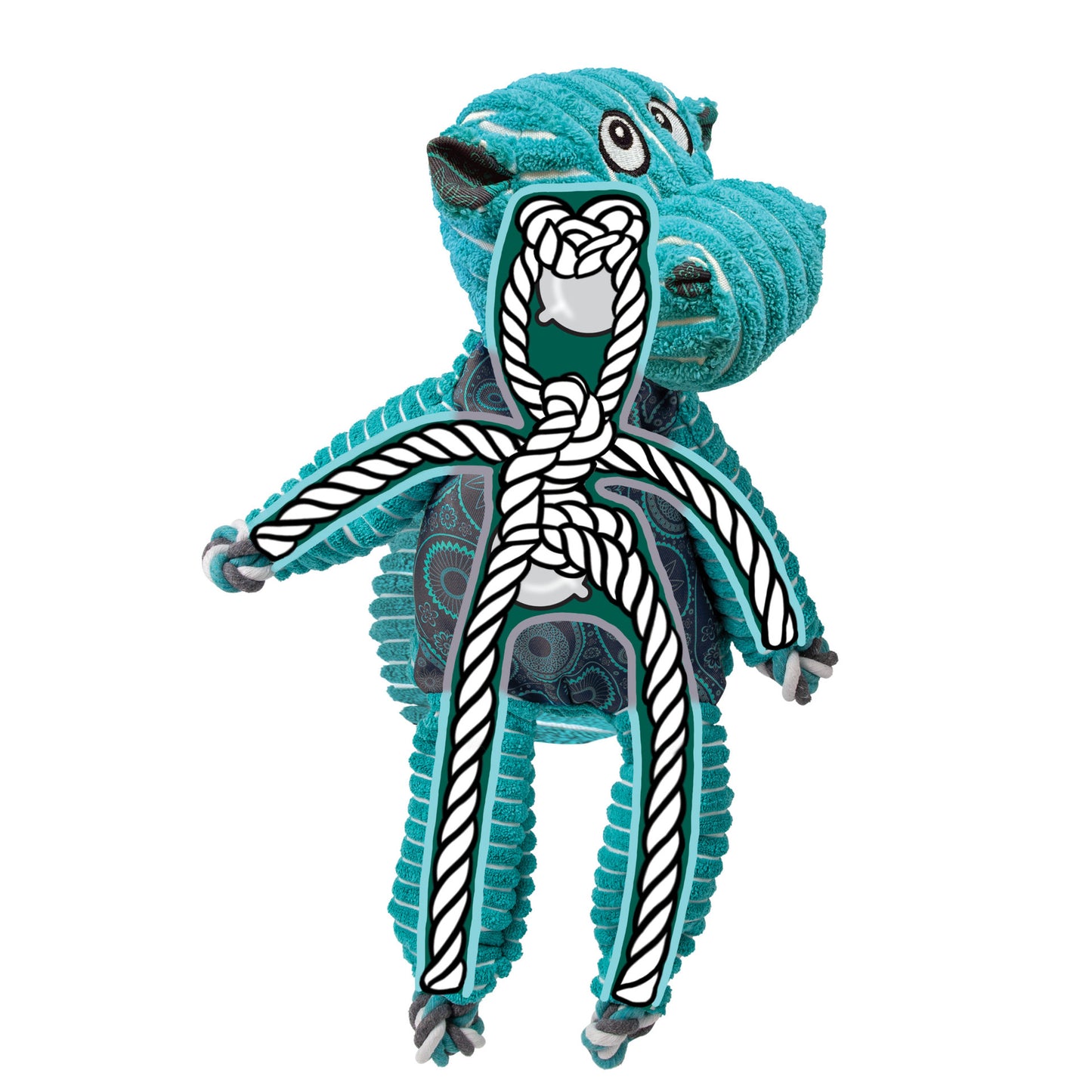 Kong Dog Floppy Knots Hipo M/L