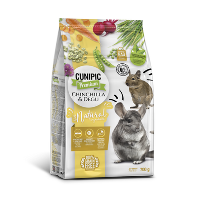 Cunipic Premium Chinchilla y Degú 700gr