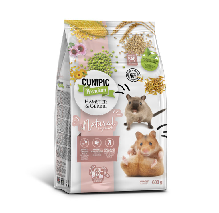 Cunipic Premium Hamster y Gerbos 600gr