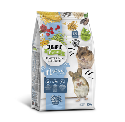Cunipic Premium Hamster Mini y Ratón 600gr