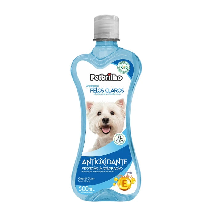 Petbrilho Shampoo Pelos Claros 500ml