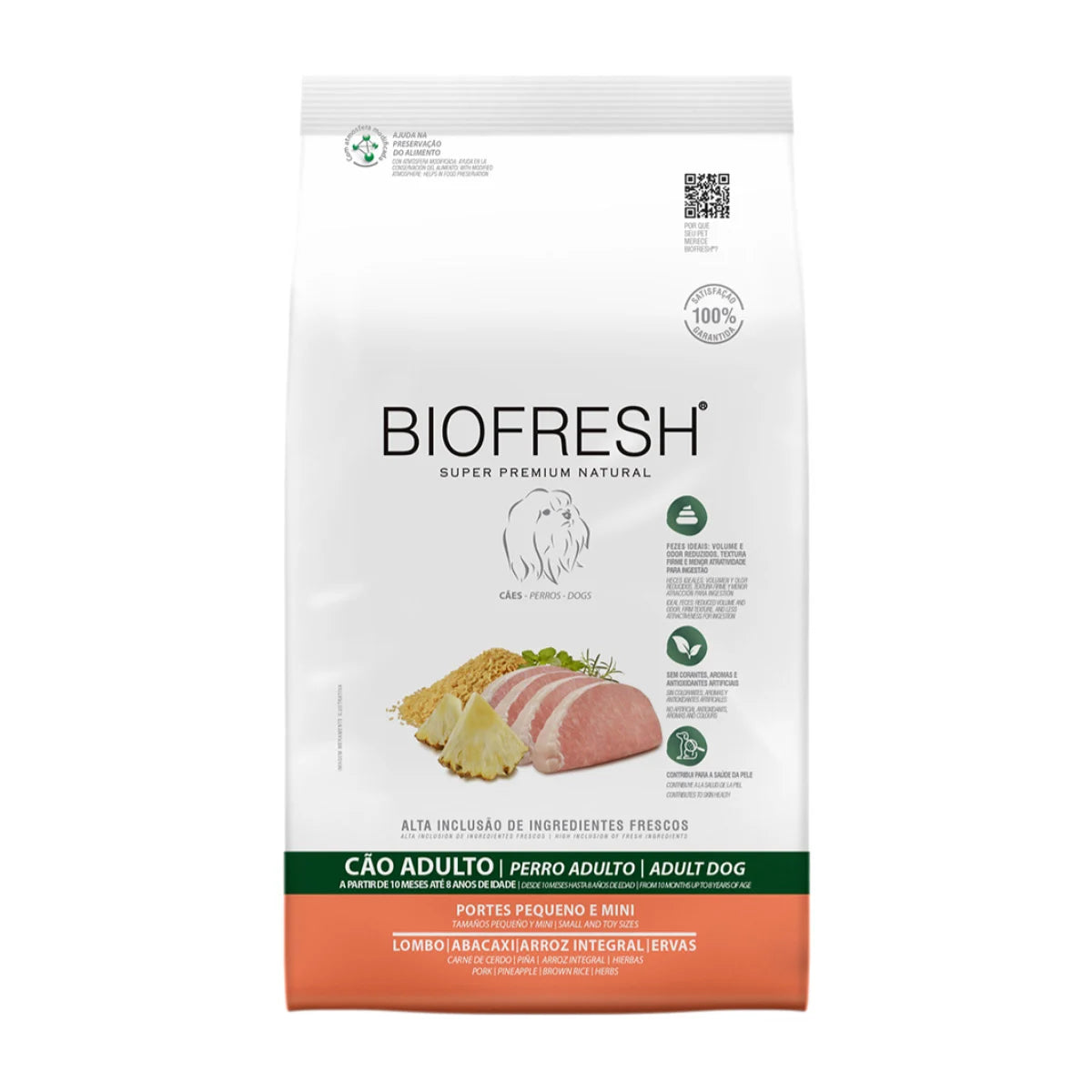 Biofresh Perros Adultos Pequeños y Mini Cerdo y Piña 3K