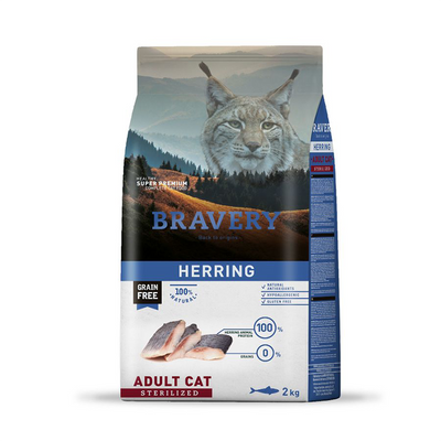 Bravery Herring Gatos Esterilizados 2K