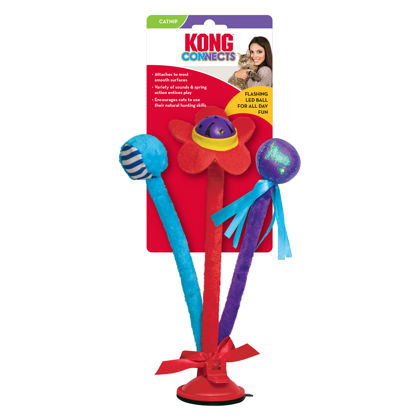 Kong Cat Connects Bat'n Spring