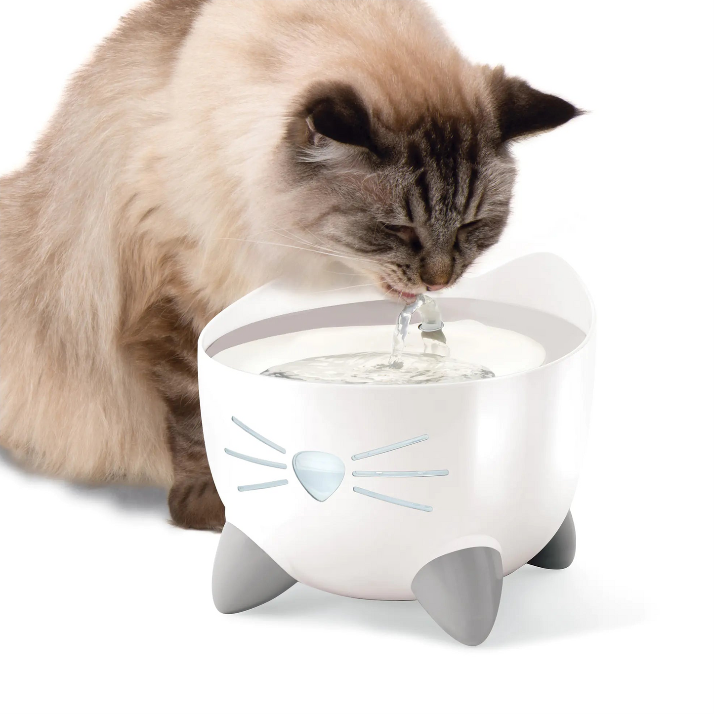 CatIt Fuente Bebedera Pixi Blanca para Gatos 2.5L