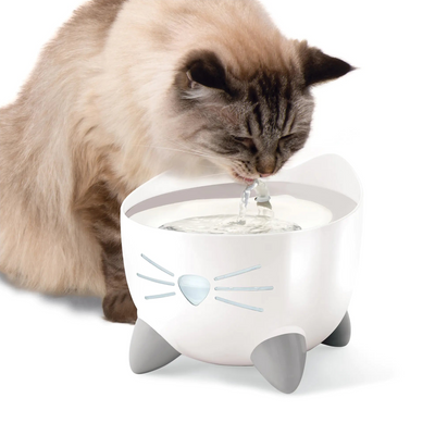 CatIt Fuente Bebedera Pixi Blanca para Gatos 2.5L