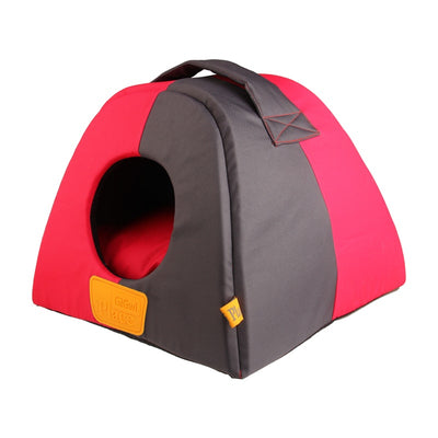 Gigwi Cama Iglu L Rosa/Gris Perros y Gatos