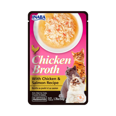 Inaba Churu Broth Gato Pollo y Salmon 50g