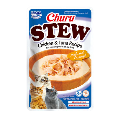 Churu Gato Stew Pollo y Atún 40g