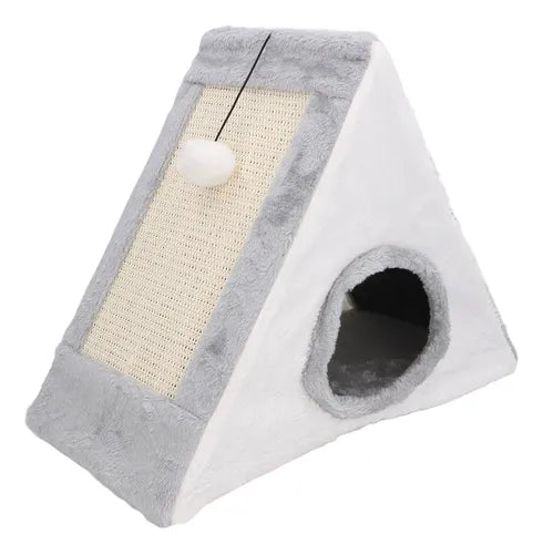Rascador Casa Triangular Gatos