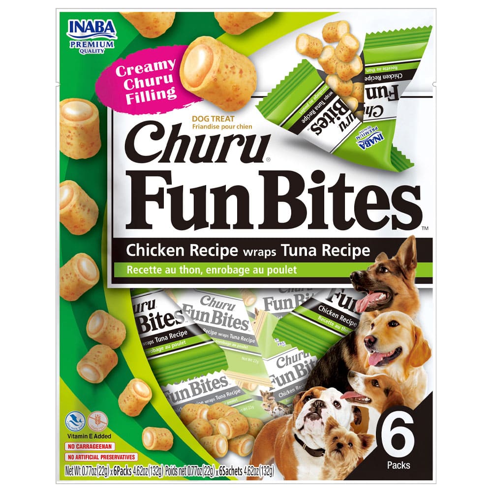 Inaba Churu Fun Bites Perros Pollo con Atún