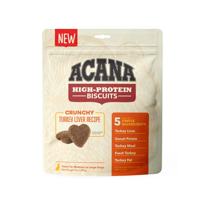 Acana Dog Crunchy Biscuit Turkey Liver Medium to Large 255g