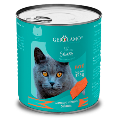 Gerolamo Lata Gato Adulto Salmón 375g