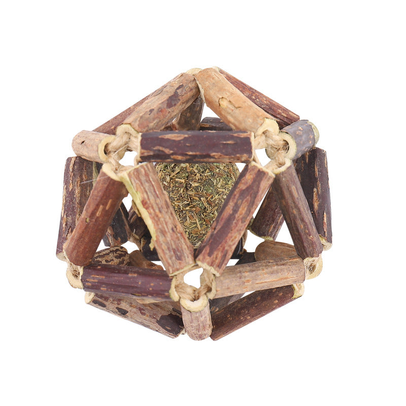 Wonder Cat Bola de Catnip en Jaula de Dental Stick 7cm