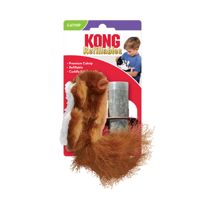 Kong Gatos Ardilla Recargable con Catnip