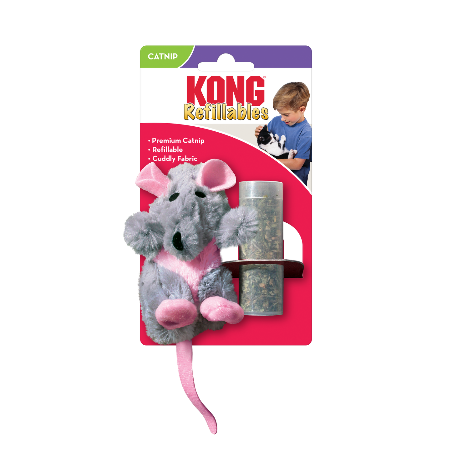 Kong Cat Rata con Catnip
