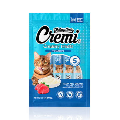 Naturalistic Cremi Gatos Creamy Treats Atun 5un 60g
