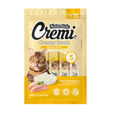 Naturalistic Cremi Gatos Creamy Treats Pollo 5un 60g