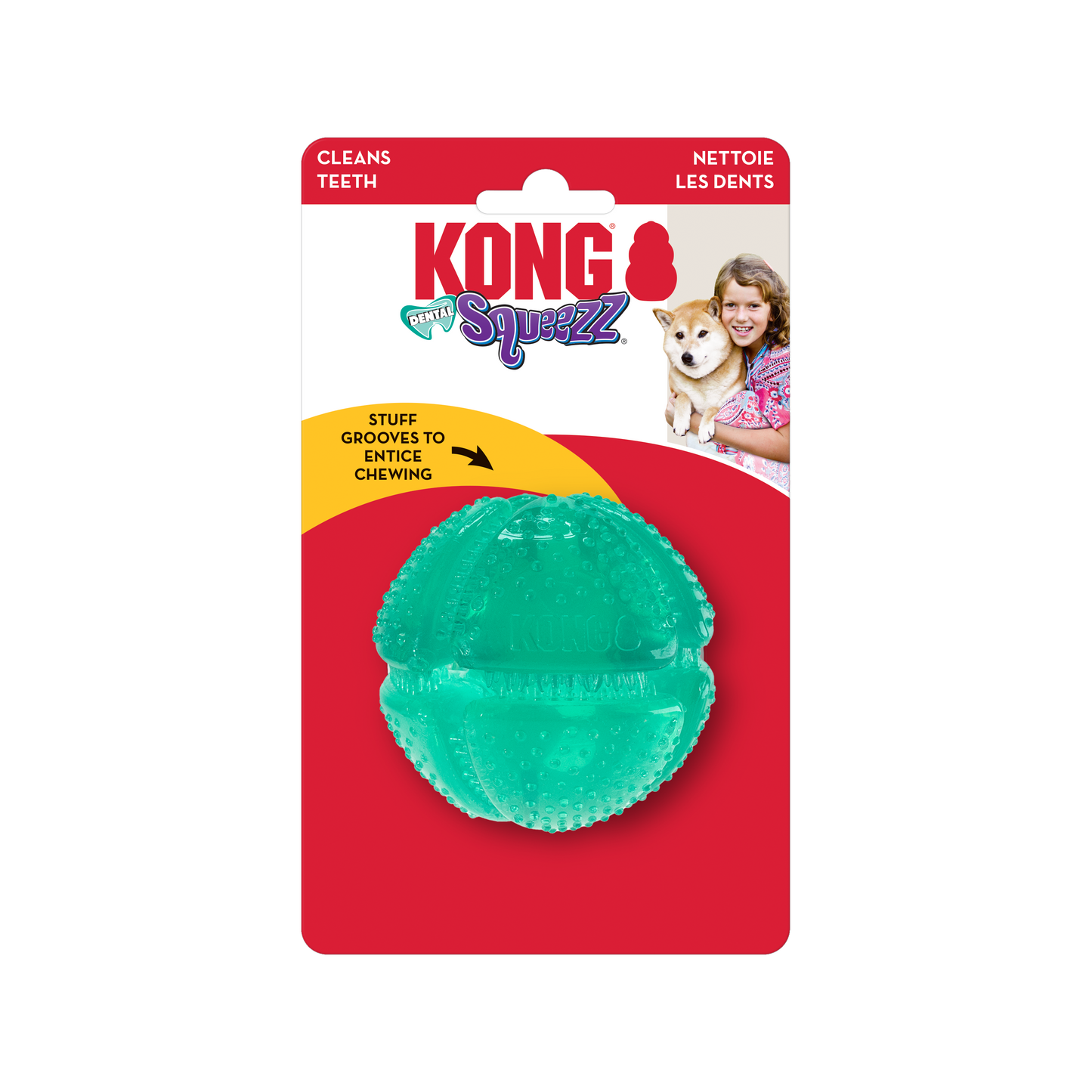 Kong Dog Squeezz Dental Ball M