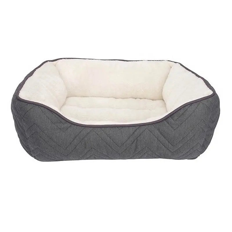 DOG IT Dreamwell Cama Rectangular Gris/Blanco