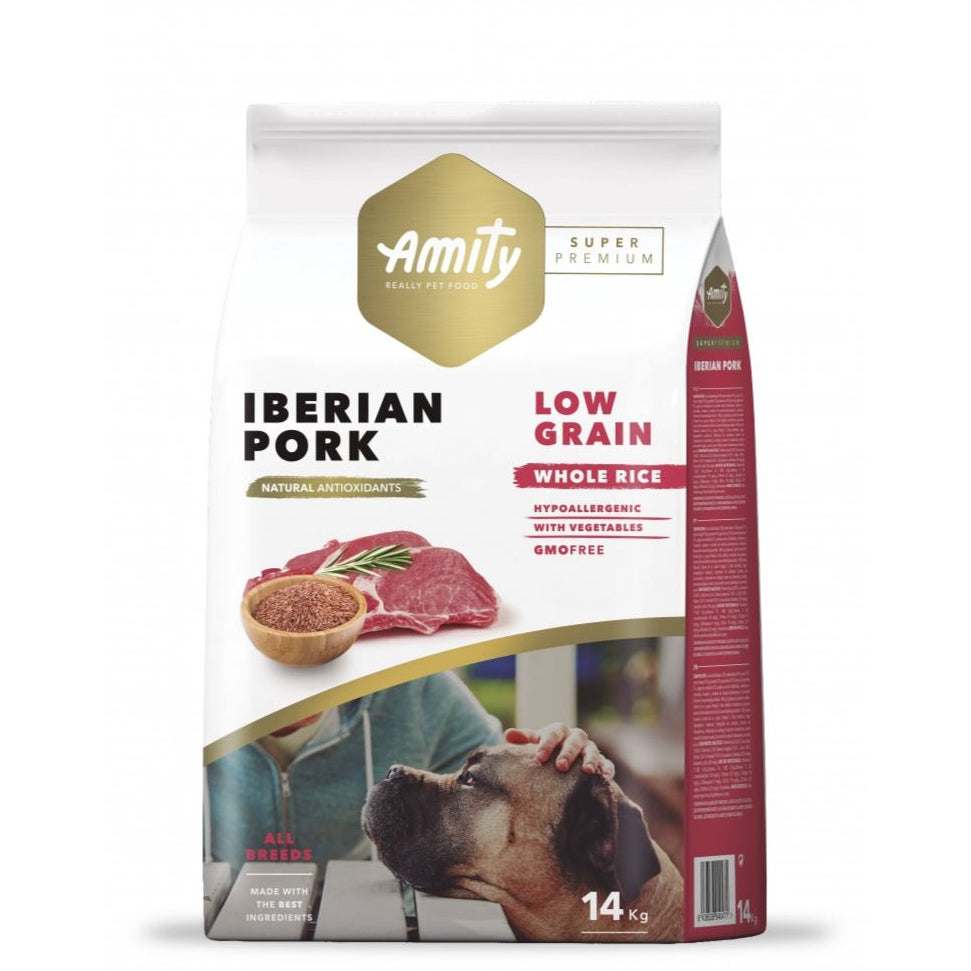 Amity Low Grain Iberian Pork Perro Adulto