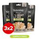 Pack 3x2 Naturalistic Perros fine Meatmix Chicken Goji & Duck Cranberry 100g