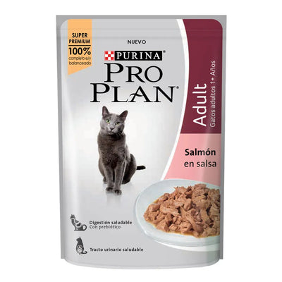 PURINA® PRO PLAN® Pouch Gato Adulto Salmón - 85grs