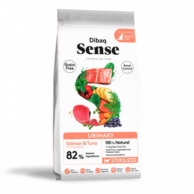 Dibaq Sense Gatos Urinary Salmon y Atun 1.5K