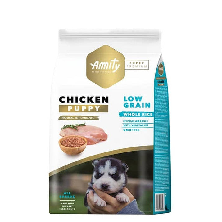 Amity Low Grain Pollo Perro Puppy