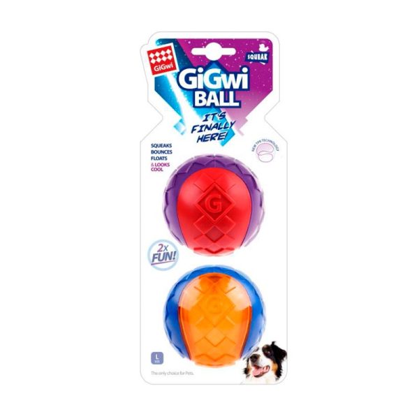 Gigwi Ball con Sonido 2un Talla L Perros